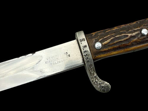 Weimar / Third Reich Period Police Bayonet by Weyersburg