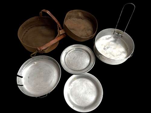 WW1 British Officer Mess Tine Set for Mounted Troops