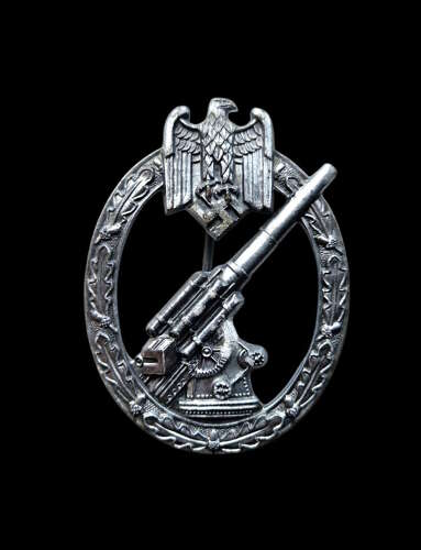 Army Flak Badge in LDO cellophane packet by Alois Rettenmaier.