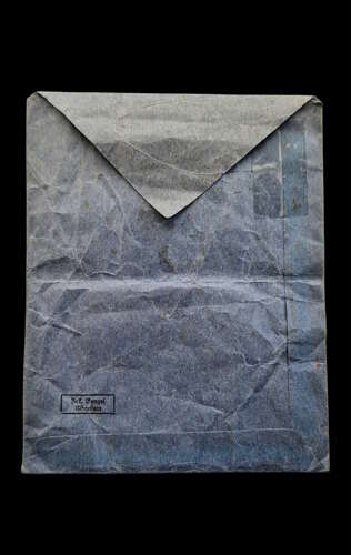 Rare Blue Packet for the War Merit Cross Second Class without Swords by Jakob Bengel.