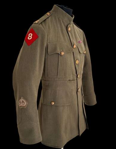 Attributed WW1 Warrant Officer Tunic With Battle Insignia - 1/8th Lancashire Fusiliers