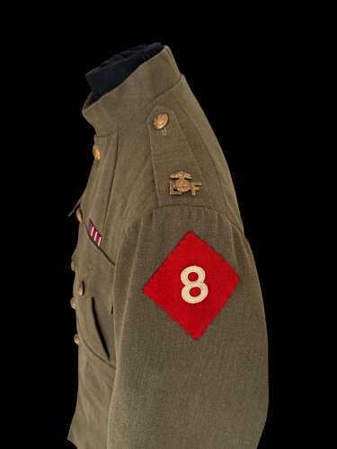 Attributed WW1 Warrant Officer Tunic With Battle Insignia - 1/8th Lancashire Fusiliers