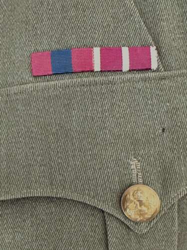 Attributed WW1 Warrant Officer Tunic With Battle Insignia - 1/8th Lancashire Fusiliers