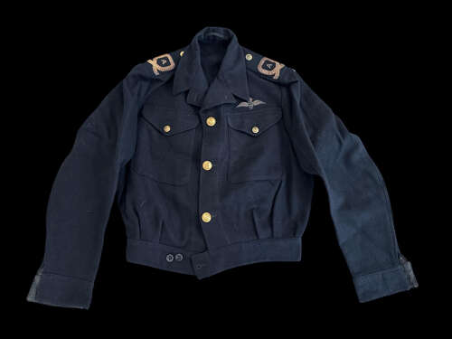 WW2 Royal Navy Fleet Air Arm Pilot’s Working Dress Blouse Dated 1944