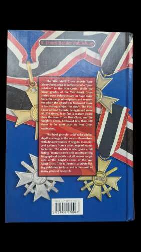 A Signed Copy of The War Merit Cross Book by Gordon Williamson.