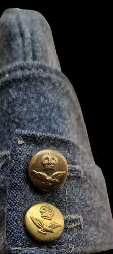 RAF Officer's Field Service Cap Size 7 1/4 1945 Dated.