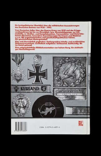 German language medal book Auszeichnungen des Deutschen Reiches 1936-1945 by Kleitmann.