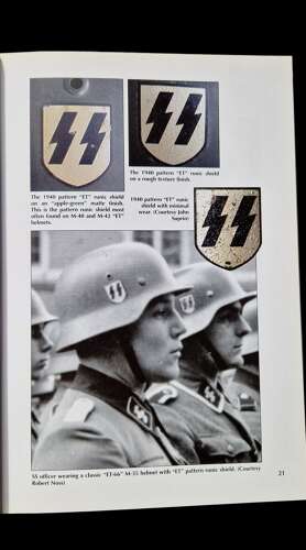 SS-Steel Parade and Combat Helmets book by Kelly Hicks.